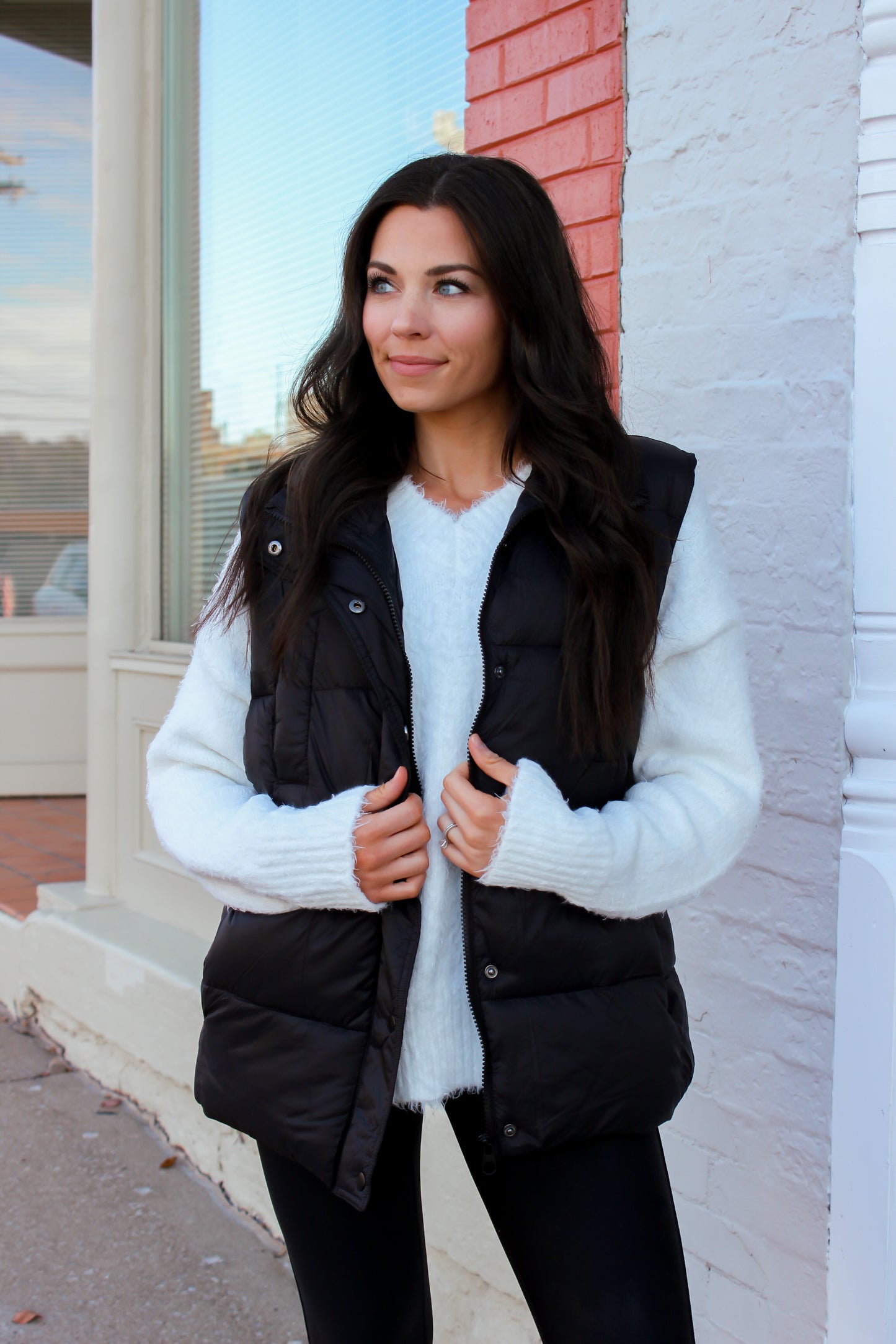 Baylor Puffer Vest - Black