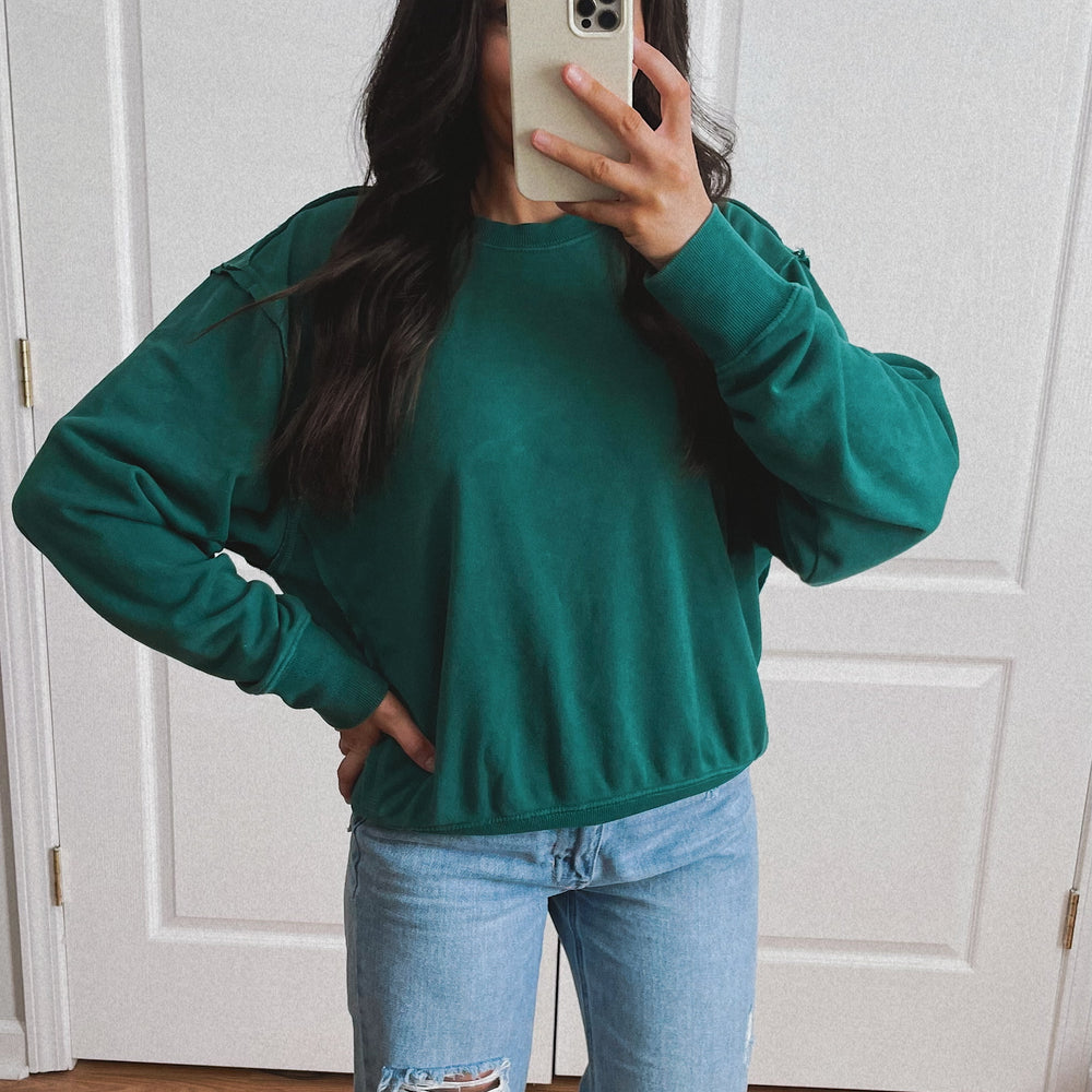 Ally Pullover - Dark Green