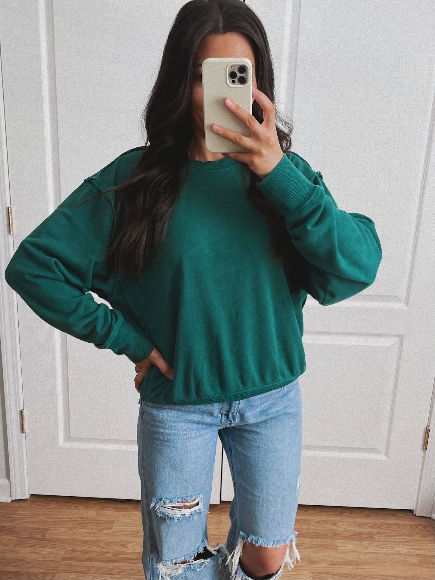 Ally Pullover - Dark Green