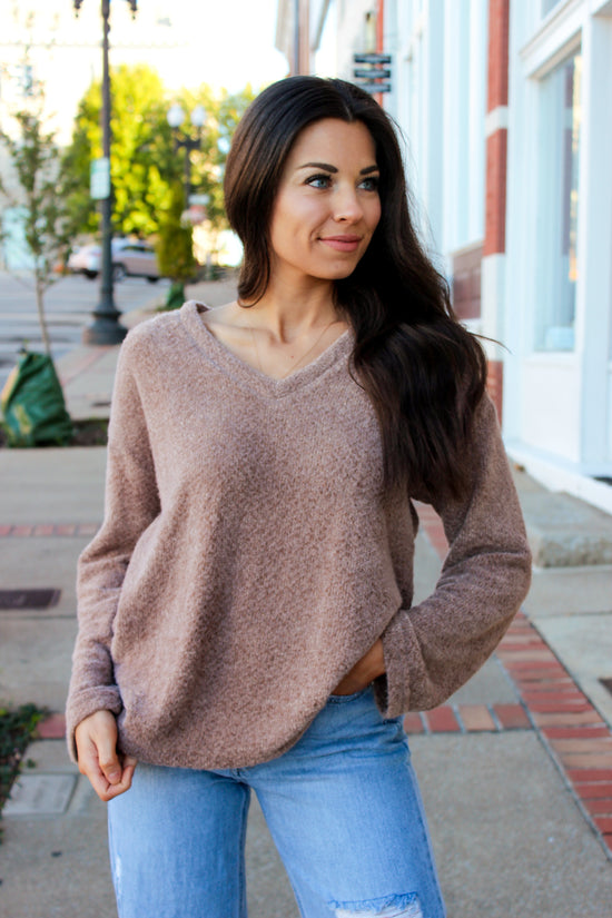 Ellie Sweater - Brown