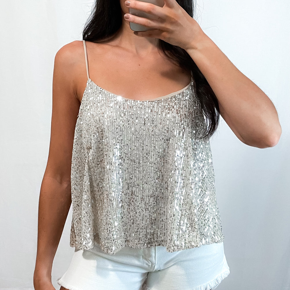 
                      
                        Show Stopper Sequins Top
                      
                    