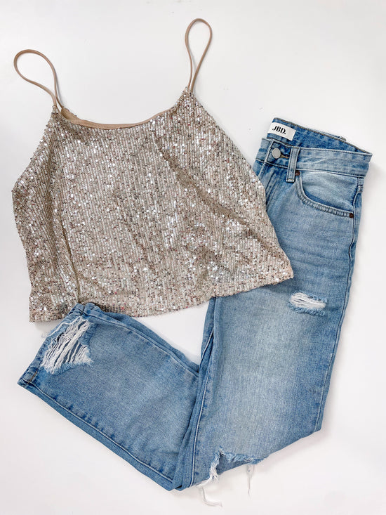 Show Stopper Sequins Top