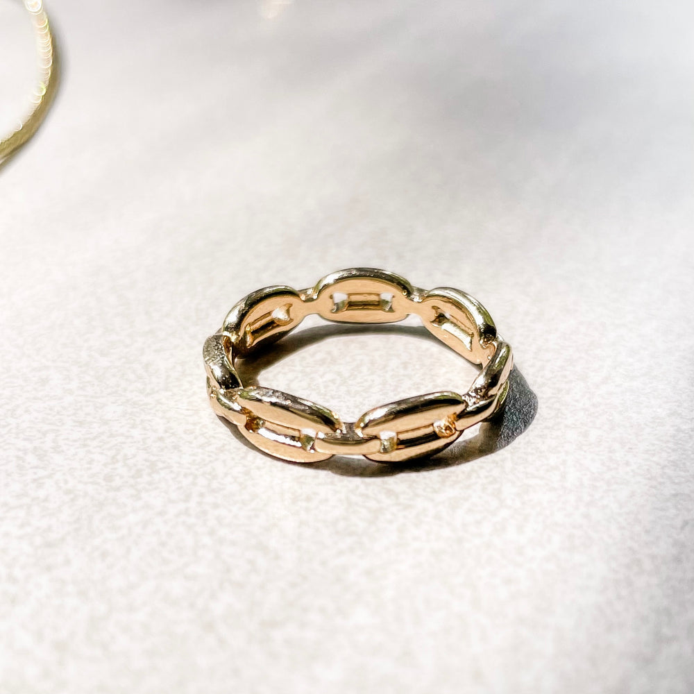 Leah Link Ring - Gold