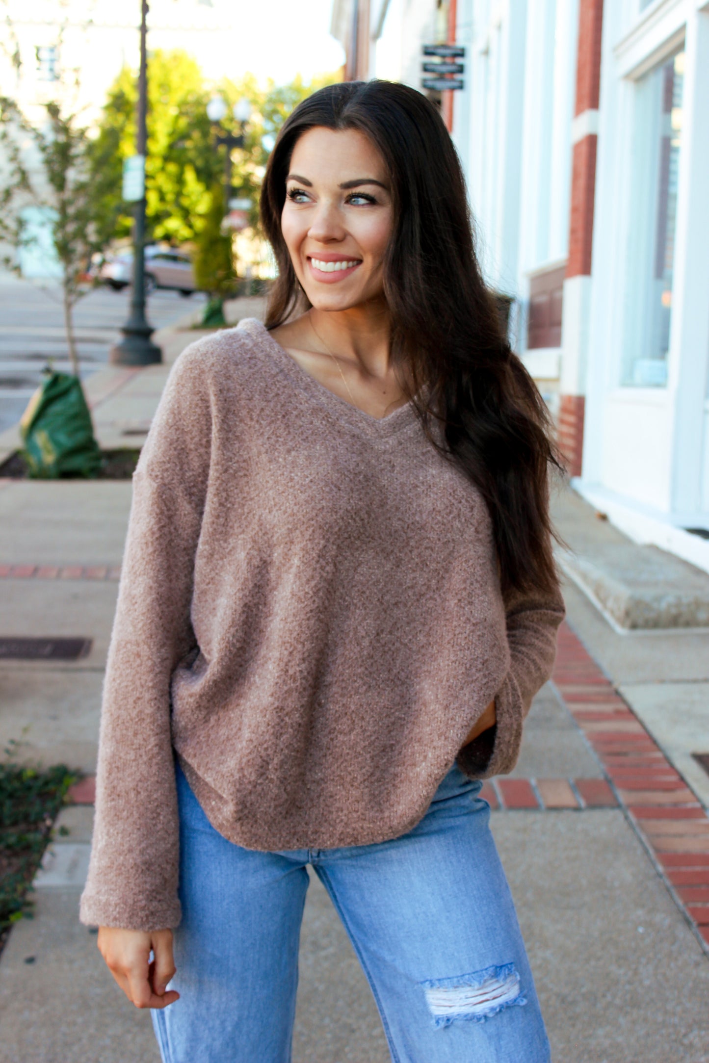 Ellie Sweater - Brown