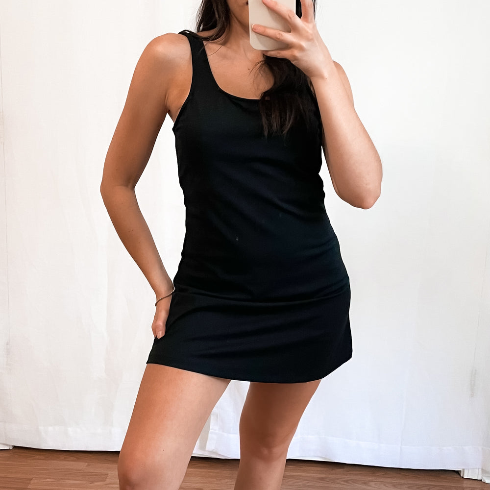 Paxton Athletic Dress - Black (FINAL SALE)