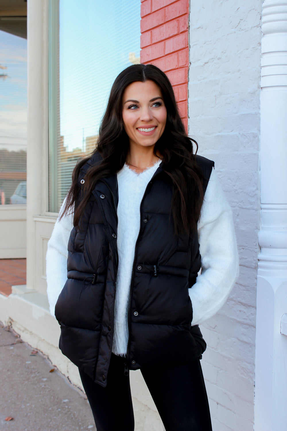 Baylor Puffer Vest - Black