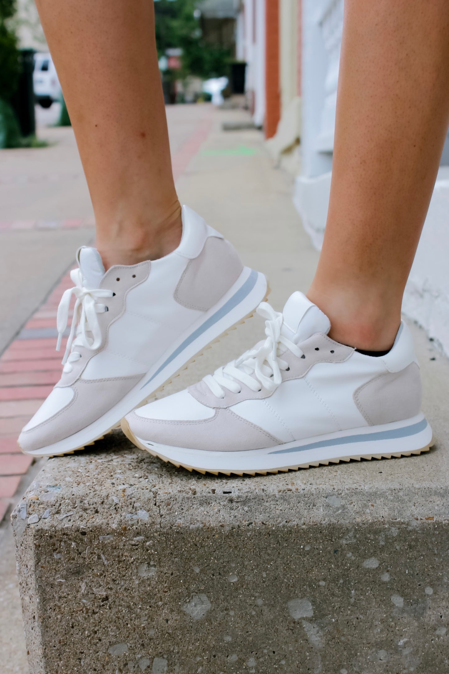 The Prudence Sneaker - White