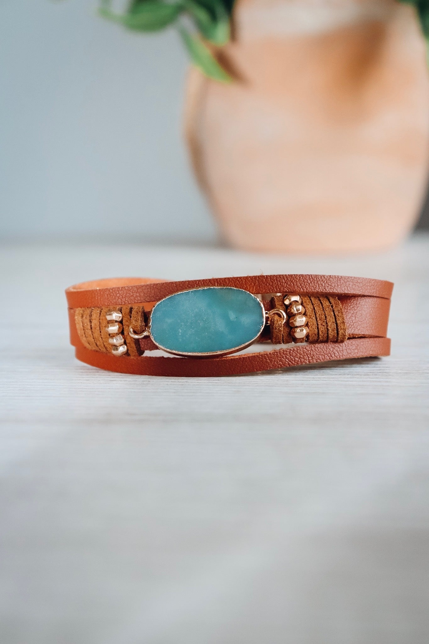 Oval Stone Bracelet