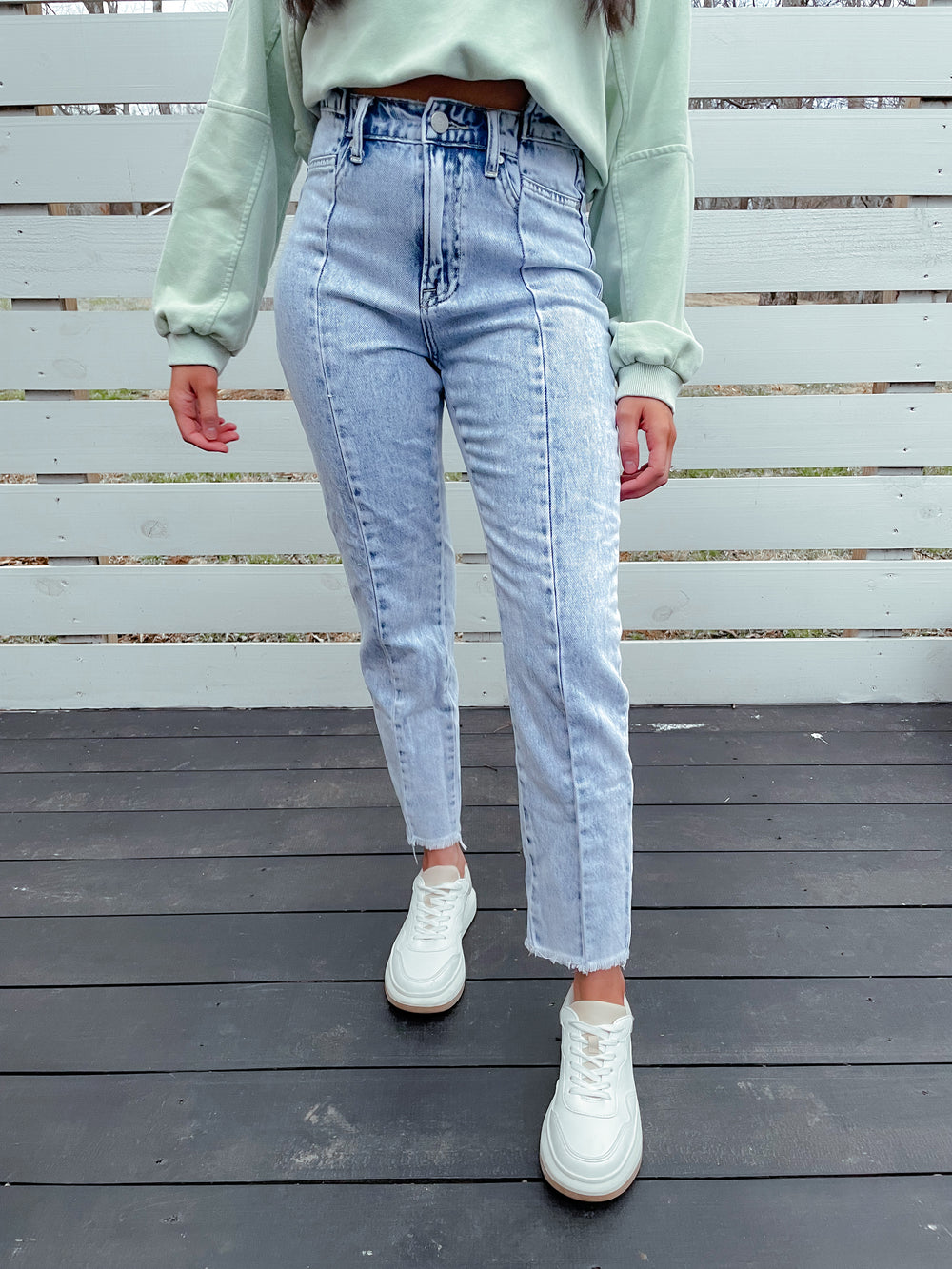 In a Split Second High Rise Denim