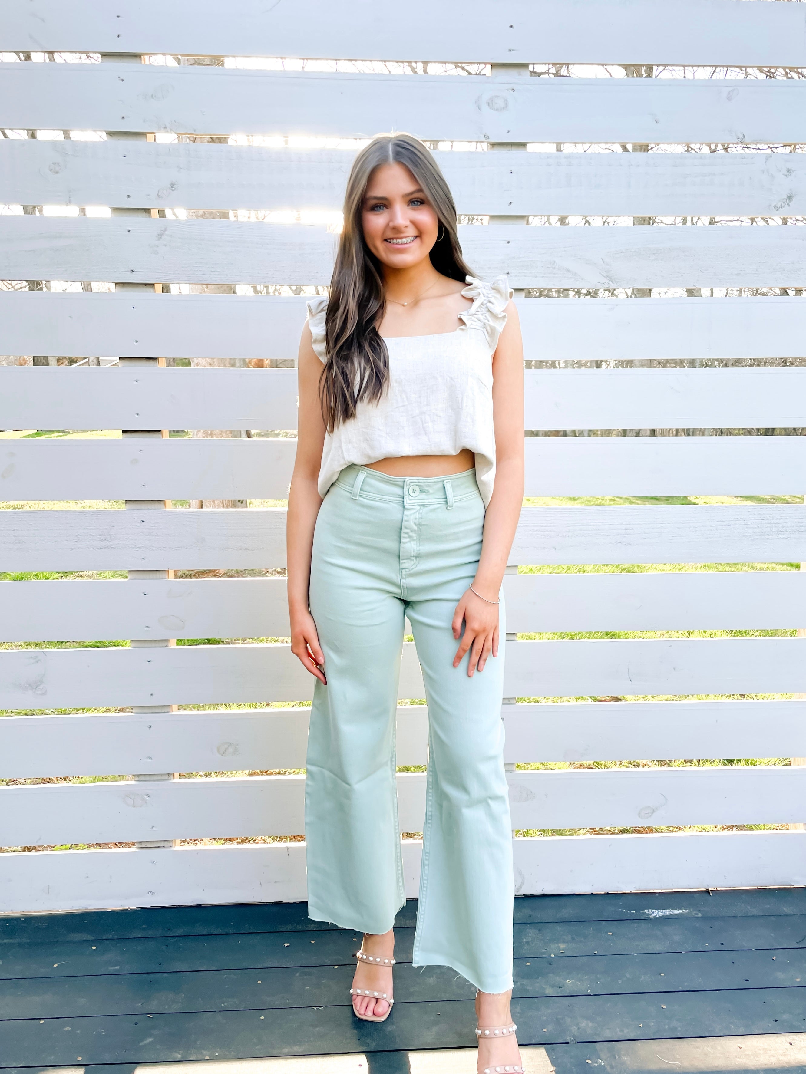 Mint wide leg pants hotsell