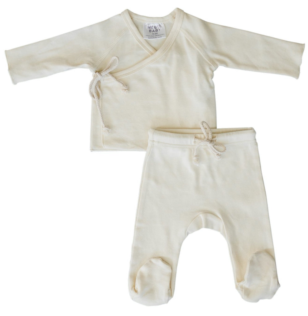 Load image into Gallery viewer, Cream Cotton Layette Set
