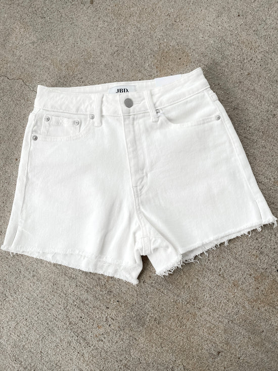 Krista Denim Shorts - White