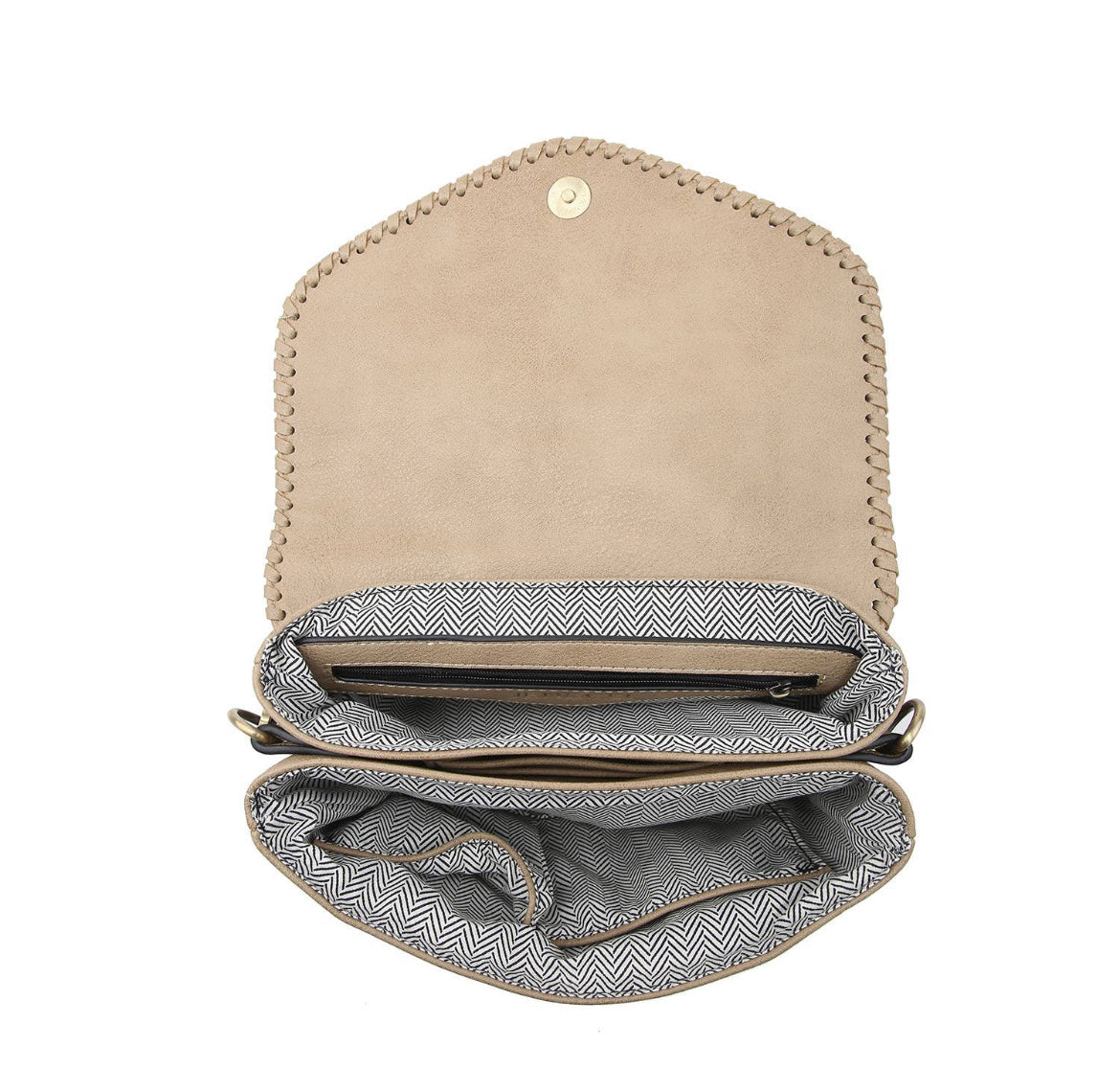 Haley Tassel Crossbody - Earth Grey