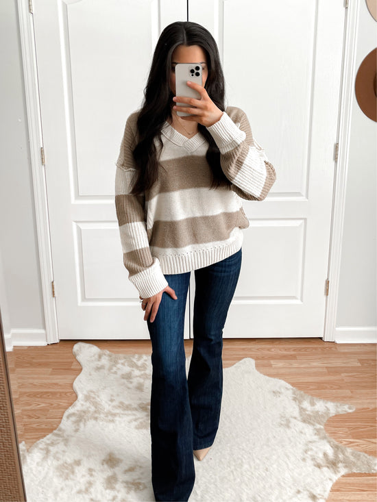 Brooke Striped Sweater